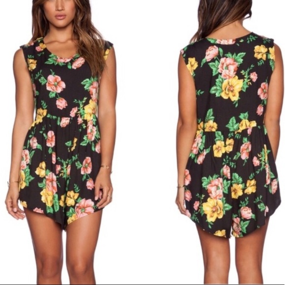 Urban Outfitters Some Days Lovin Flower Romper - Picture 2 of 5